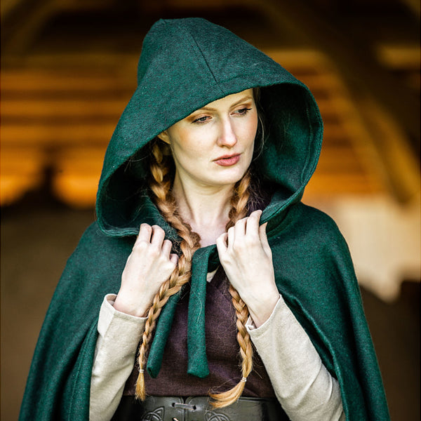 Green Wool Cloak