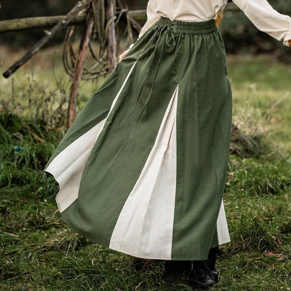 Green and Natural Skirt