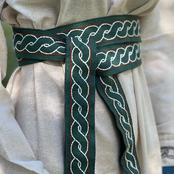 Green Woven Viking / Medieval Belt | Wide Women's Weaved Belts – Sons ...