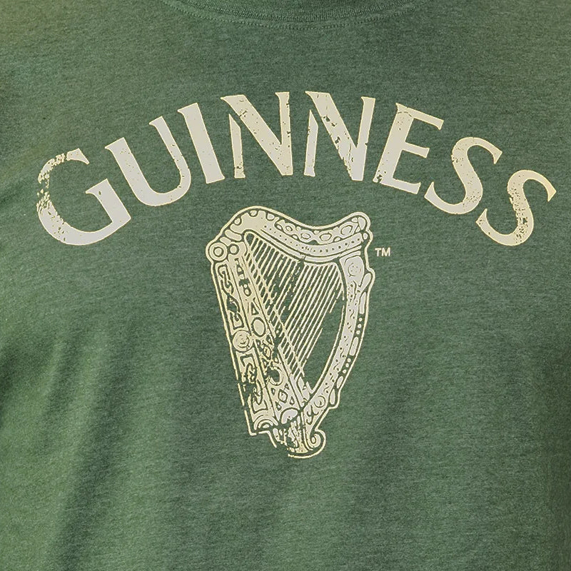 Guinness® Green Distressed Harp T-Shirt