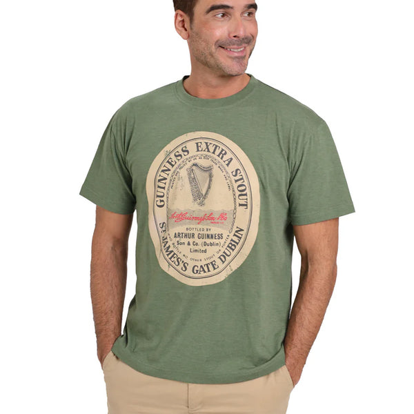 Guinness® Green Distressed Label T-Shirt