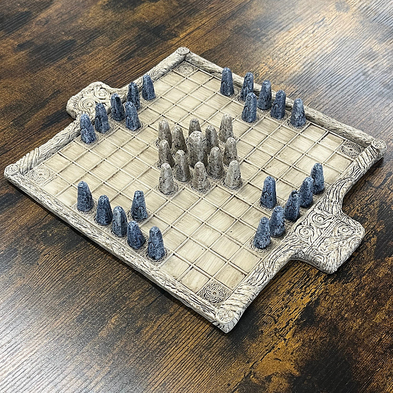 Hnefatafl Viking Chess Set - Limestone