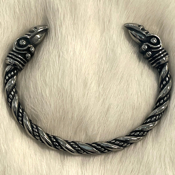 Huginn and Muninn Bracelet - Stainless Steel