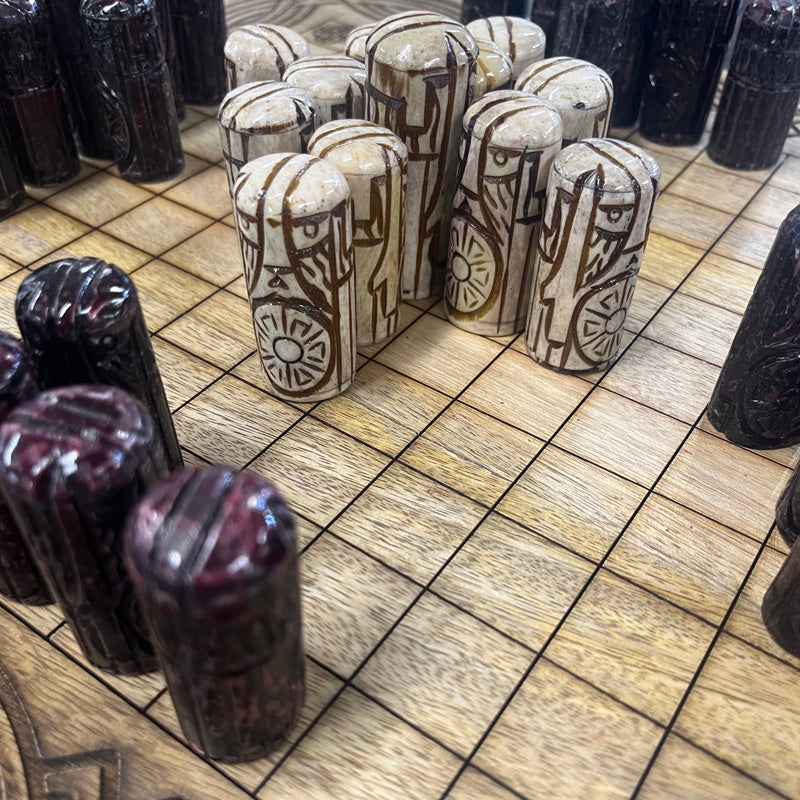 Large Hnefatafl Set - Bone