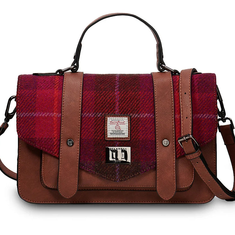 Harris Tweed Large Satchels (11" wide)
