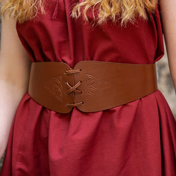 Light Brown 'Celtic Knot' Bodice Belt