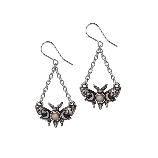Lunar Moth Earrings
