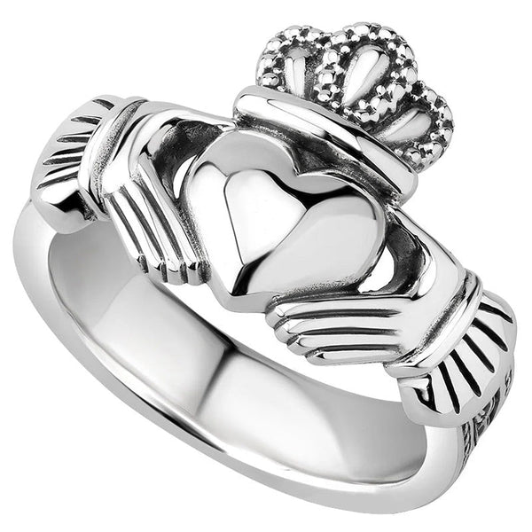 Men's (heaviest) Claddagh Ring - Sterling Silver