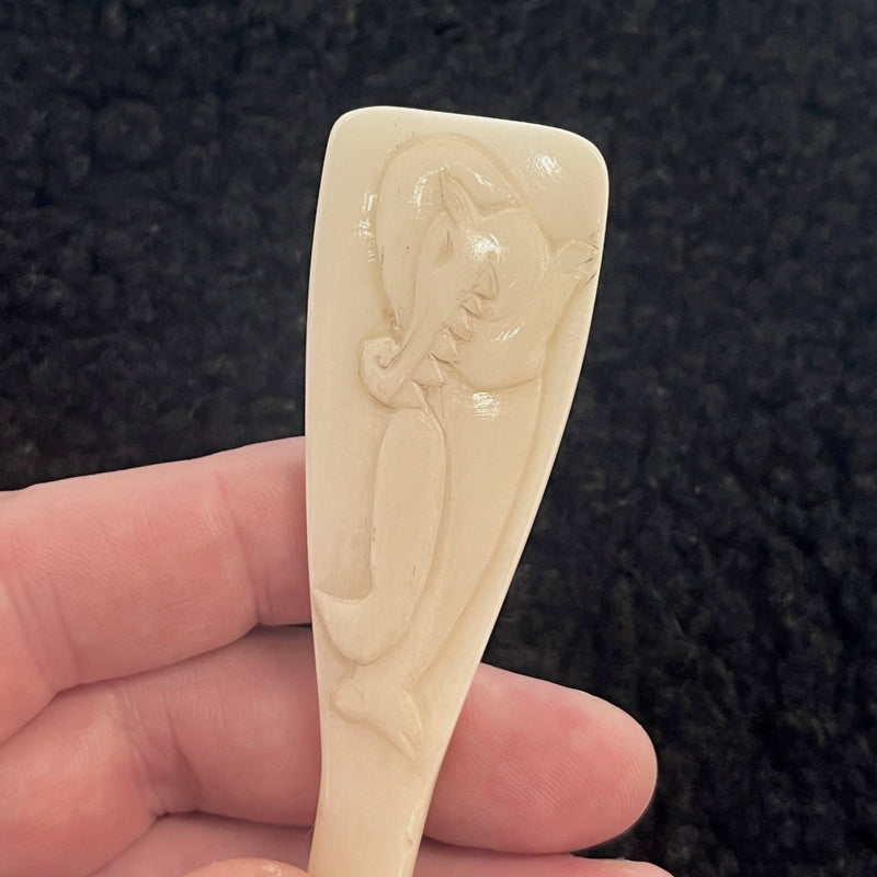Norse Beast Hairstick - Bone