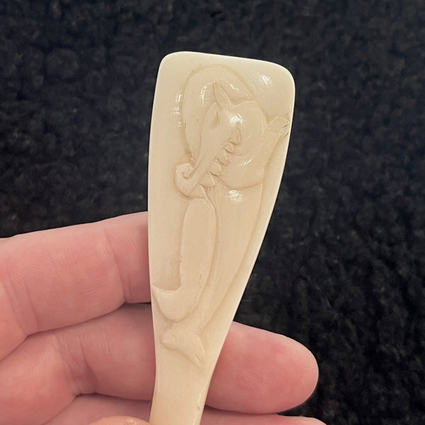 Norse Beast Hairstick - Bone