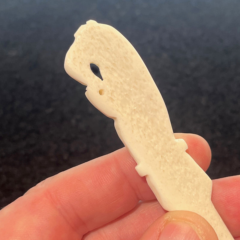 Norse Eagle Hairstick - Bone