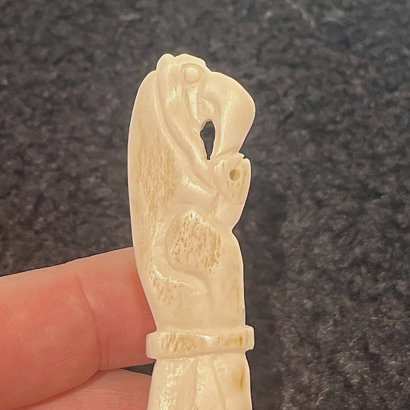 Norse Eagle Hairstick - Bone