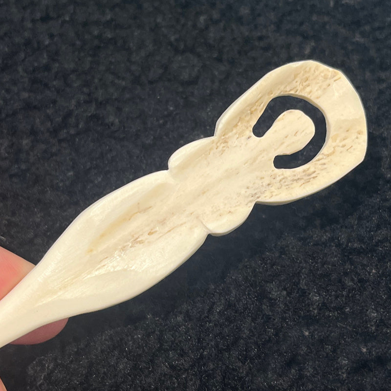 Norse Goddess Hairstick - Bone
