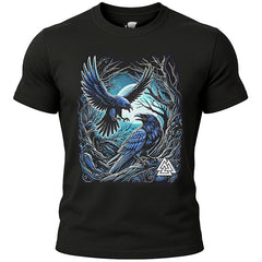 Norse Ravens T-Shirt | Odin's Ravens: Huginn and Muninn, Viking