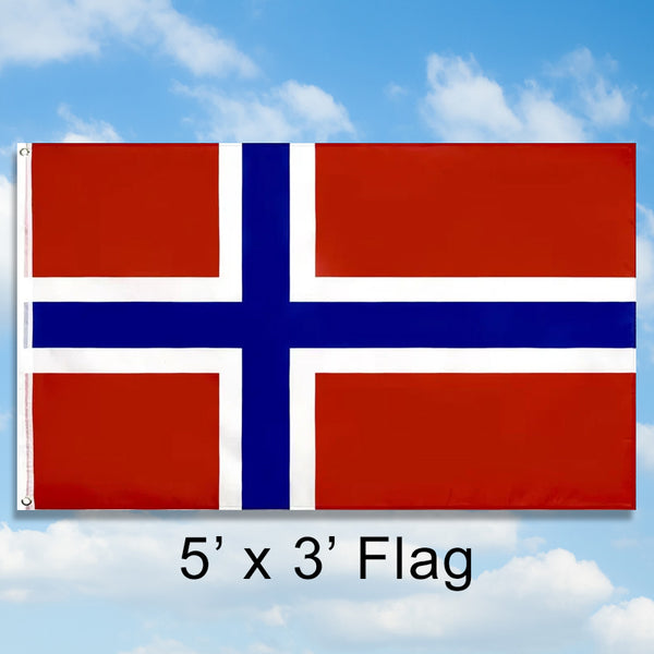 5' x 3' Norwegian Flag