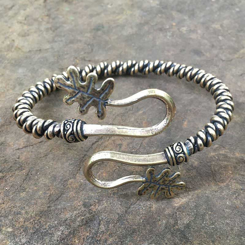 Oak Leaf Arm Ring (for Bicep) - Bronze