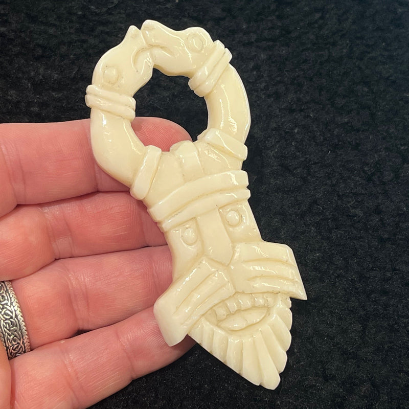 Odin Pendant - Bone