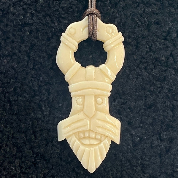 Odin Pendant - Bone