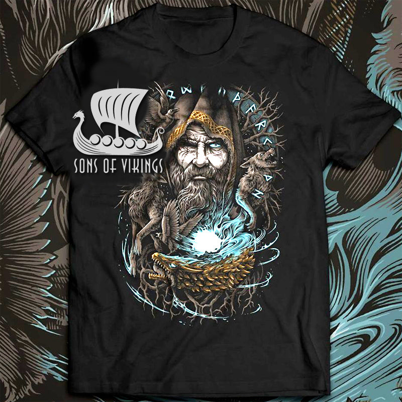 Odin and Runes T-Shirt