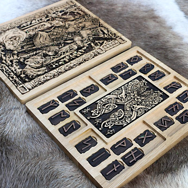 Rune Sets Viking Home Decor | Vikings Artwork | Norse Wall Art ...