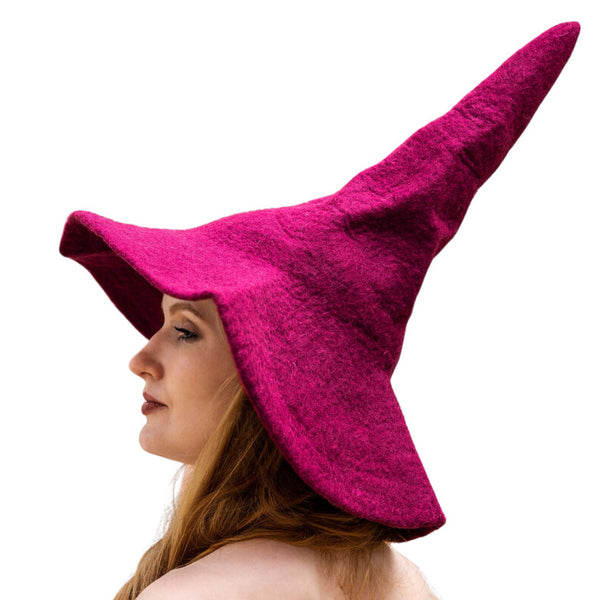 Purple Witch Hat - Wool