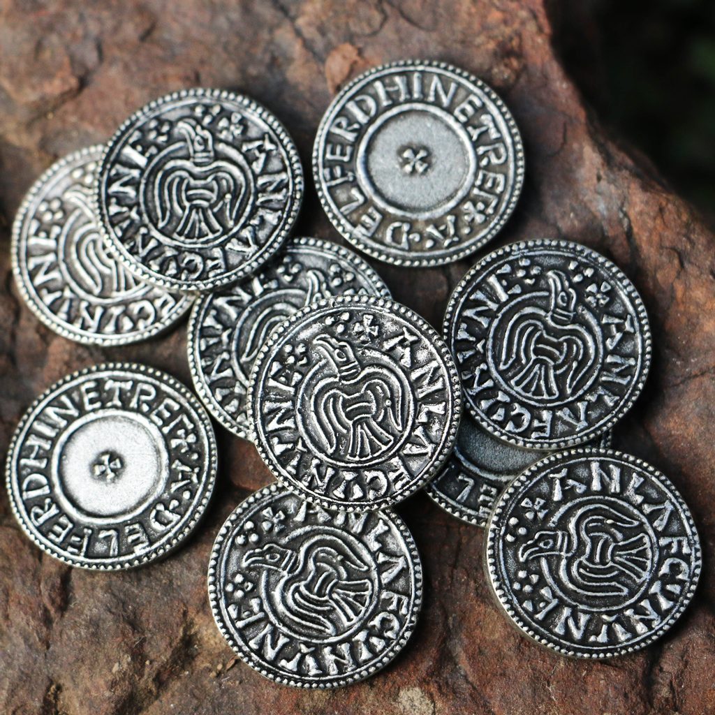 Viking Raven Penny Graphite mold for 2 sided coin - Cast your own bullion  coins!