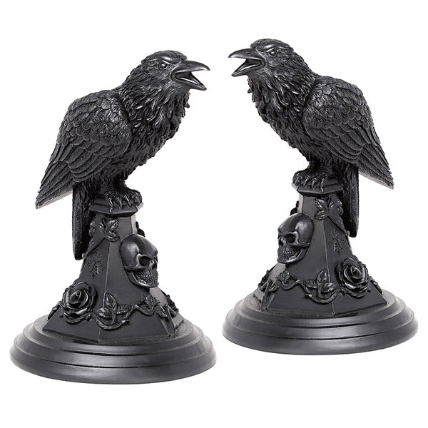 Odin's Ravens Statues