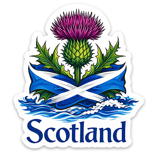 Scotland Sticker Poster Scotland Sticker