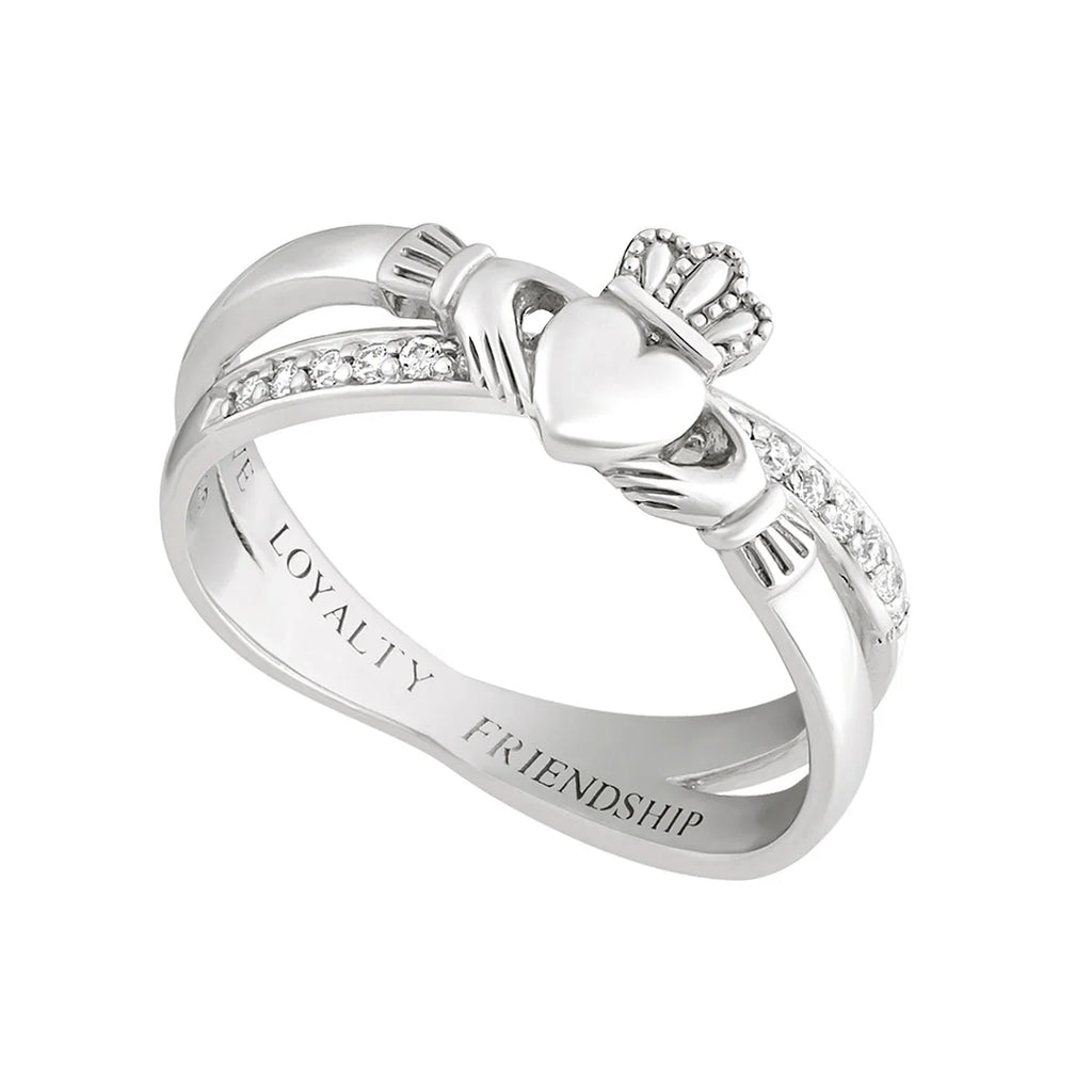 Crossover Claddagh Ring