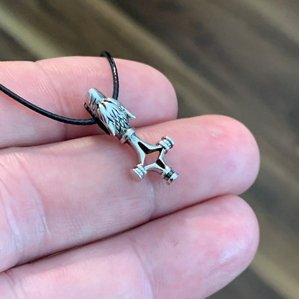 Wolf cross pendant Clearance
