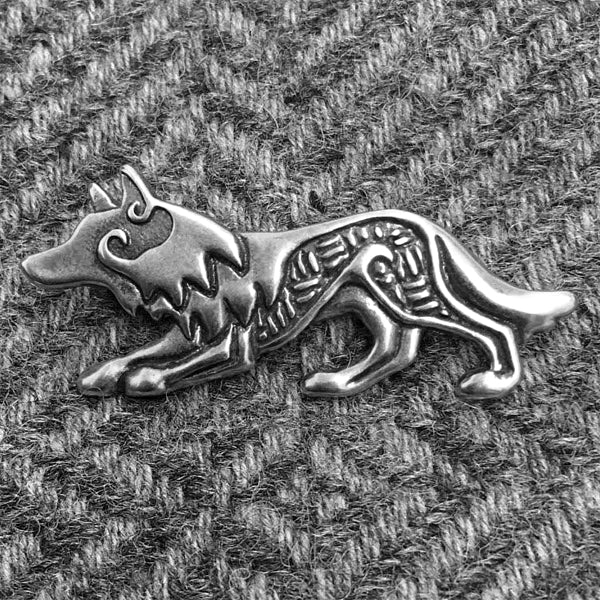 Fenrir Pin - Bronze or Silver