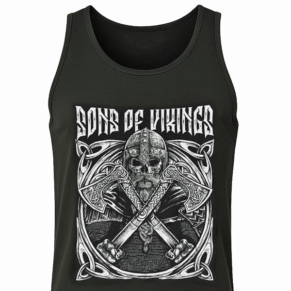 Skull and Axes Tank Top