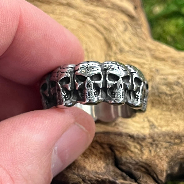 Skulls Ring - Stainless Steel