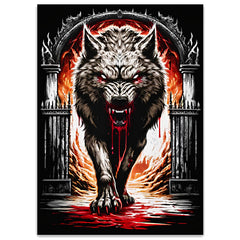 Garmr : Hound of Hel Sticker | Norse Mythology Stickers | Fenrir