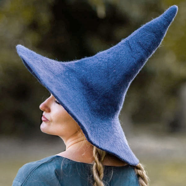 Blue Witch Hat - Wool