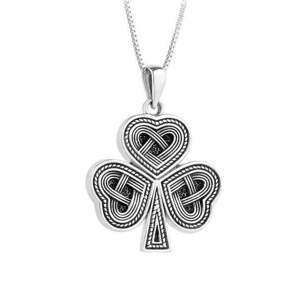 Sterling Silver Shamrock Necklace