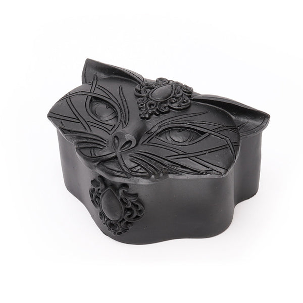 Black Cat Trinket Box