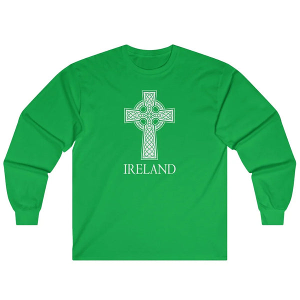 Ireland Celtic Cross - Long Sleeve Shirt