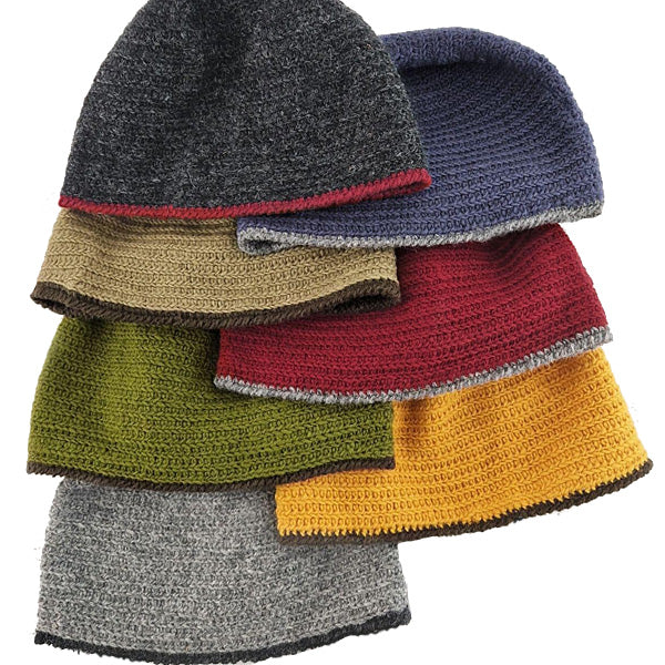 Wool Nalbinding Hats / Caps (7 Colors)