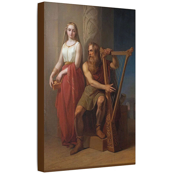 Idun and Bragi - Canvas Art