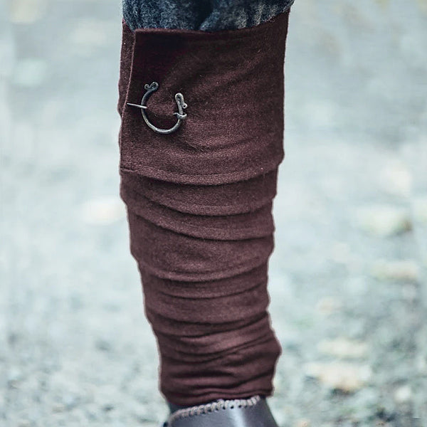 Brown Leg Wraps - Wool