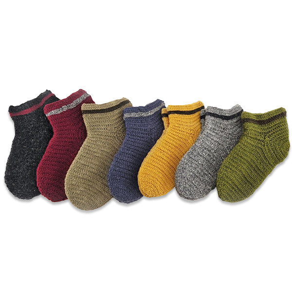 nalbinding wool Viking socks
