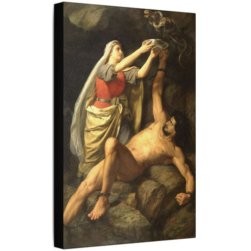 Loki's Punishment - Canvas Art