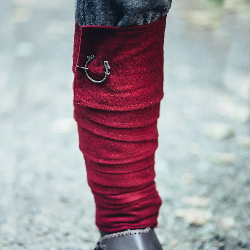 Red Leg Wraps - Wool