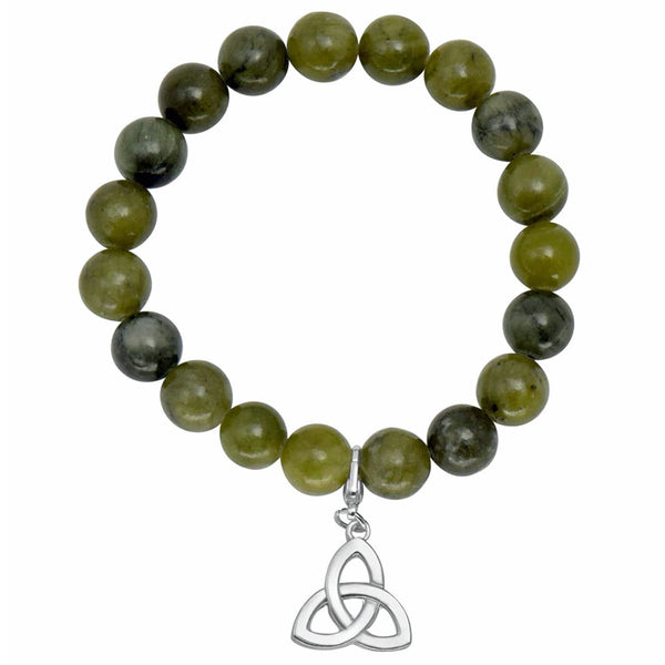 Marble Bracelet w/ Triquetra Charm
