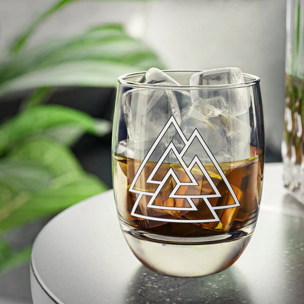 Valknut Whiskey Glass