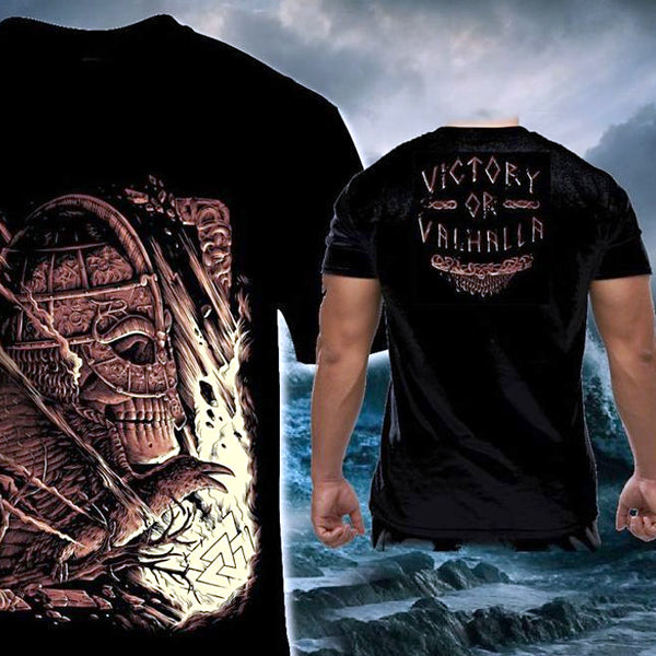 Victory or Valhalla - Two-Sided T-Shirt