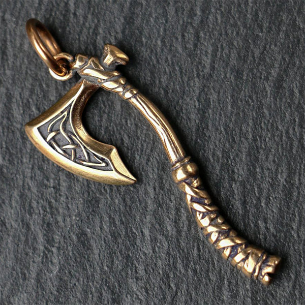 Viking Axe Pendant - Bronze