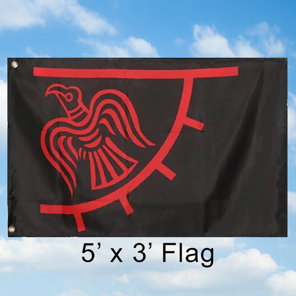 5' x 3' Raven Flag