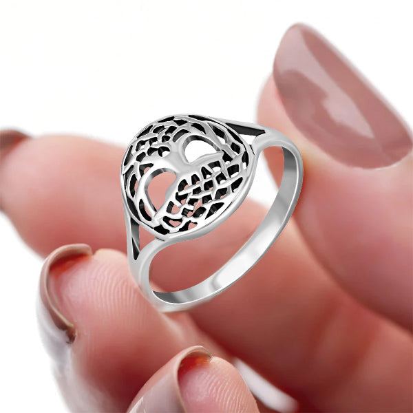 Women's Tree of Life Ring - Sterling Silver